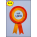 DOUBLE LAYER SIZE-M LOGO RIBBON BADGE (₹20 Rs Pc Pack 10Pc)