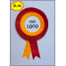 DOUBLE LAYER SIZE-M LOGO RIBBON BADGE (₹20 Rs Pc Pack 10Pc)
