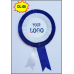 DOUBLE LAYER SIZE-M LOGO RIBBON BADGE (₹20 Rs Pc Pack 10Pc)