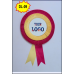 DOUBLE LAYER SIZE-M LOGO RIBBON BADGE (₹20 Rs Pc Pack 10Pc)
