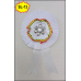 SINGLE LAYER SIZE-S RIBBON BADGE (₹12 Rs Pc Pack 25Pc)