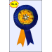 SINGLE LAYER SIZE-S RIBBON BADGE (₹12 Rs Pc Pack 25Pc)