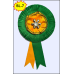 SINGLE LAYER SIZE-S RIBBON BADGE (₹12 Rs Pc Pack 25Pc)