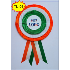 THREE LAYER SIZE-L LOGO RIBBON BADGE (₹25 Rs Pc Pack 10Pc) THREE LAYER SIZE-L LOGO RIBBON BADGE (₹25 Rs Pc Pack 10Pc)