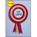 THREE LAYER SIZE-L LOGO RIBBON BADGE (₹25 Rs Pc Pack 10Pc) THREE LAYER SIZE-L LOGO RIBBON BADGE (₹25 Rs Pc Pack 10Pc)