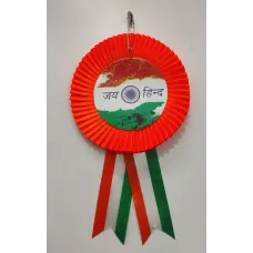 Tiranga Ribbon Badge Tiranga Ribbon Badge